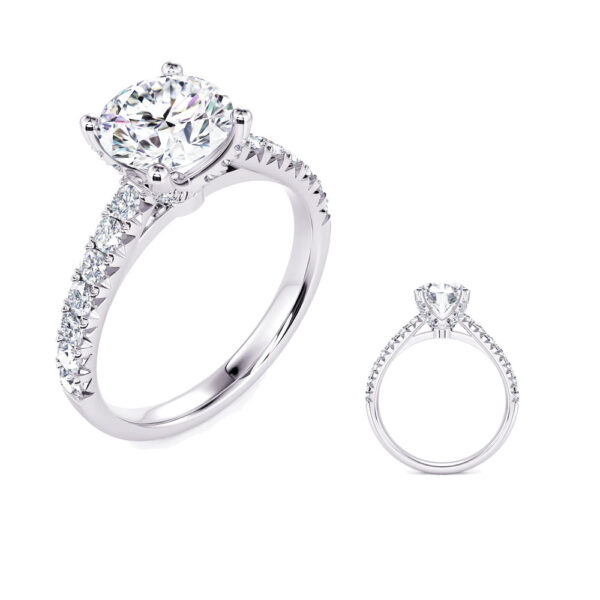 White Gold Engagement Ring