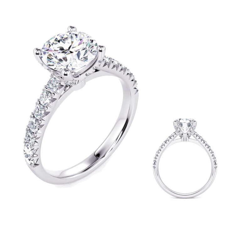 White Gold Engagement Ring