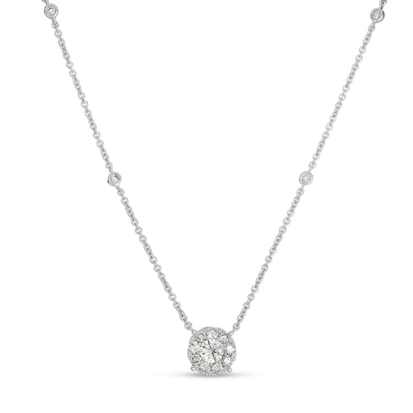 White Gold Diamond Necklace