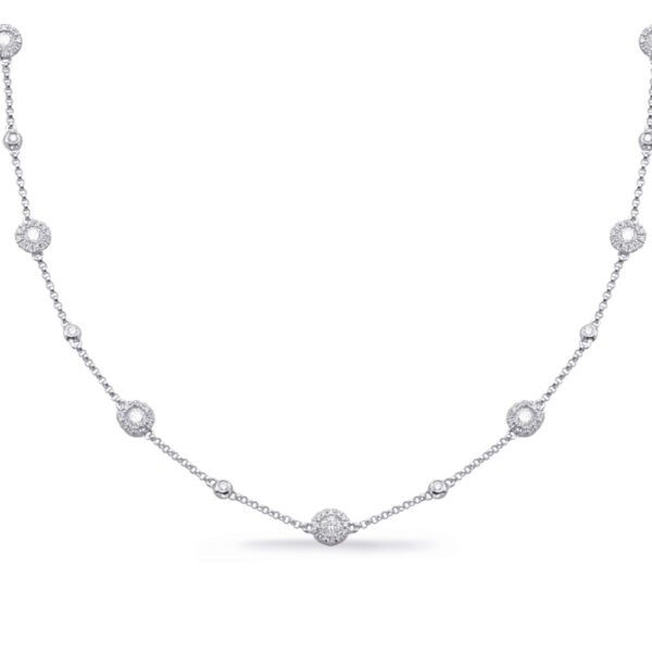White Gold Diamond Necklace