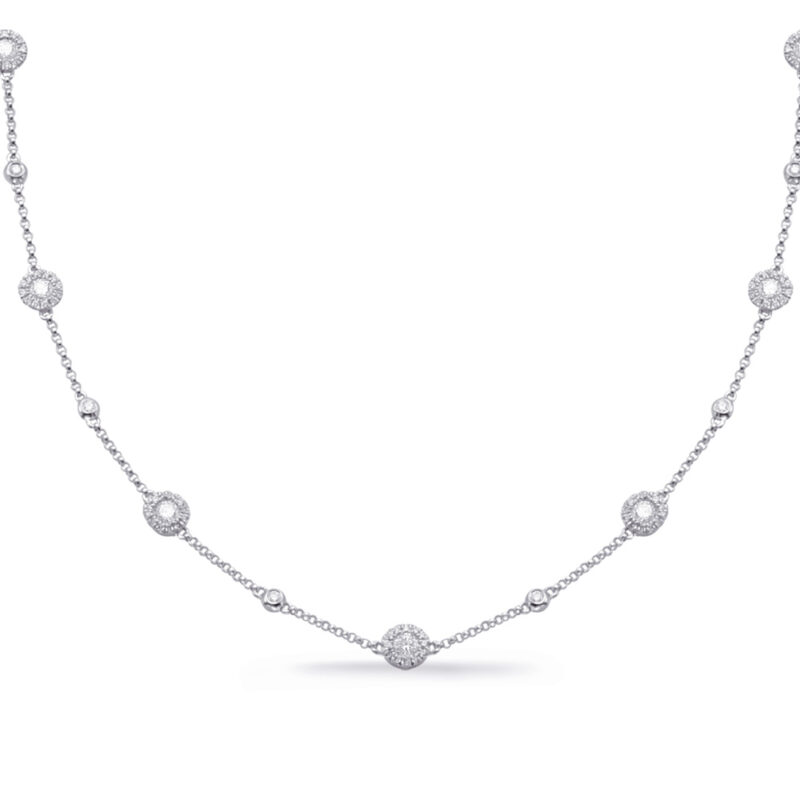 White Gold Diamond Necklace