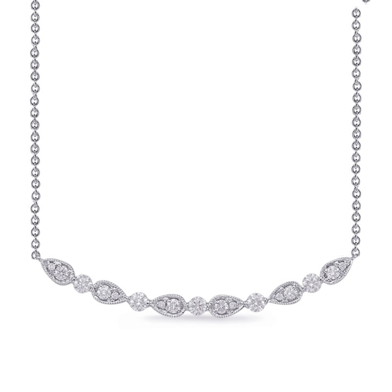 White Gold Diamond Necklace