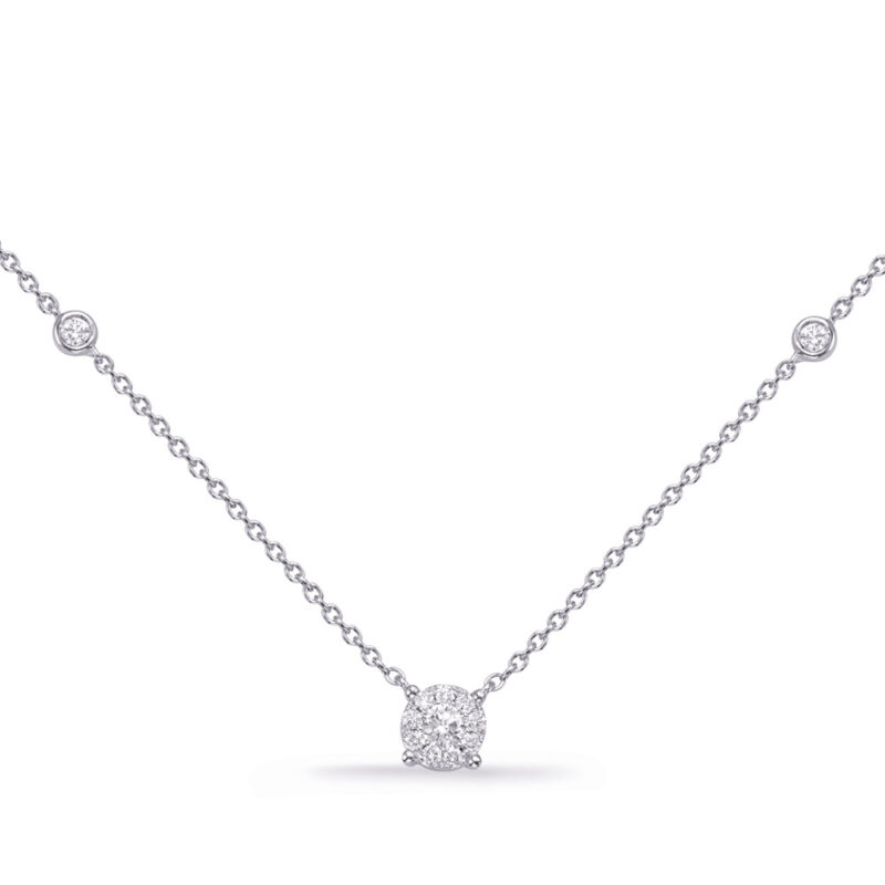 White Gold Diamond Necklace