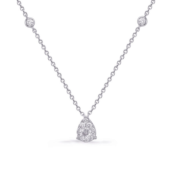 White Gold Diamond Necklace