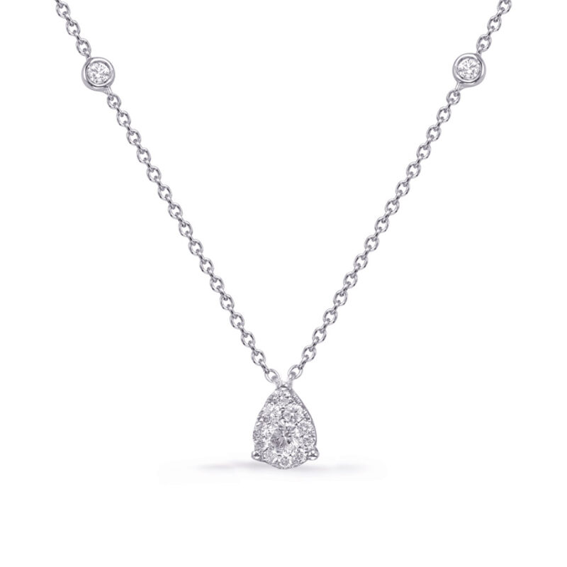 White Gold Diamond Necklace