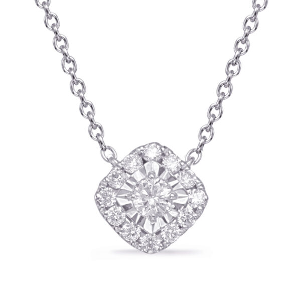 White Gold Diamond Necklace