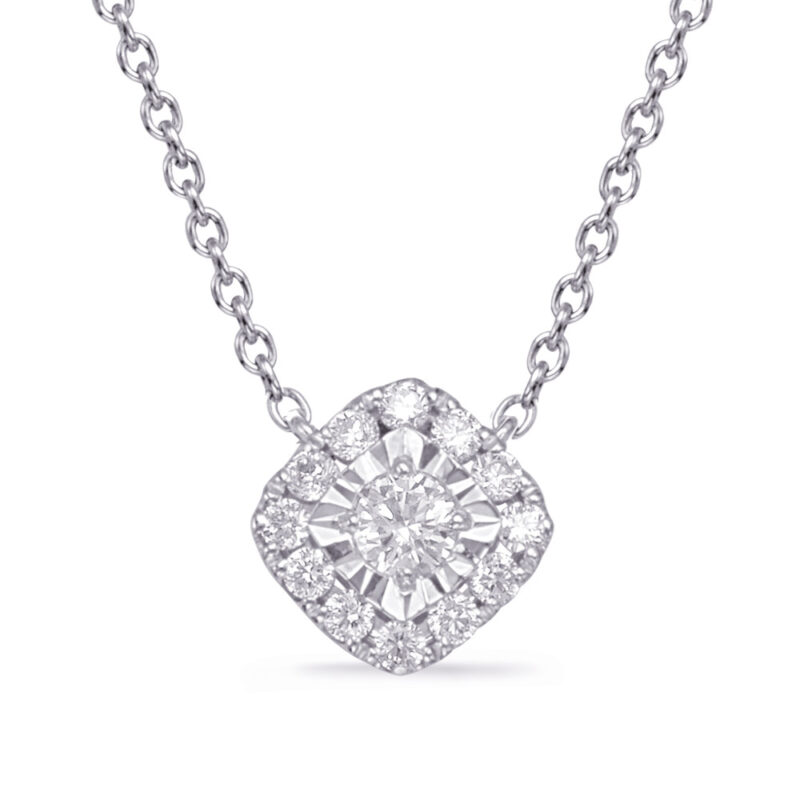 White Gold Diamond Necklace
