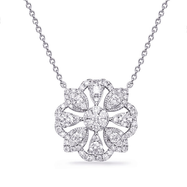 White Gold Diamond Necklace
