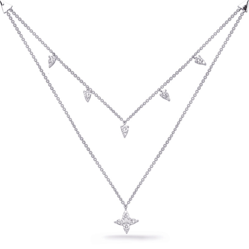 White Gold Diamond Necklace