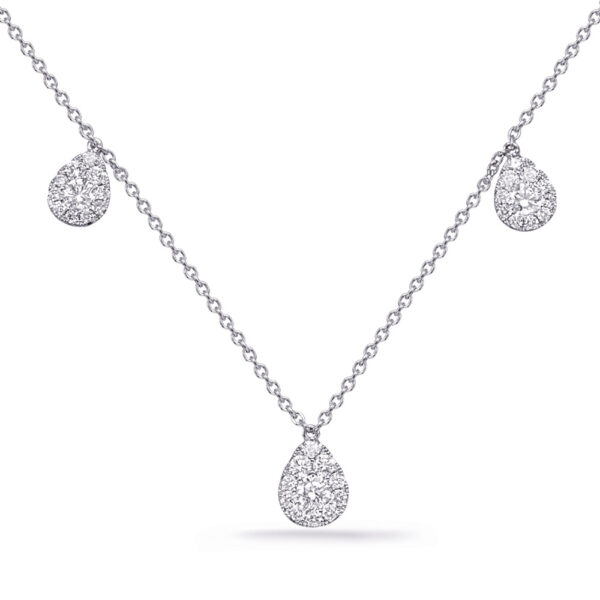 White Gold Diamond Necklace
