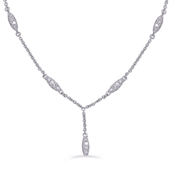 White Gold Diamond Necklace