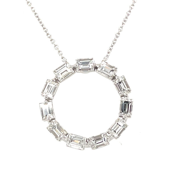 White Gold Diamond Necklace