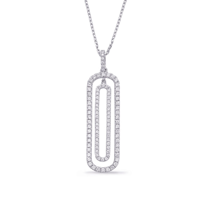 White Gold & Diamond Necklace