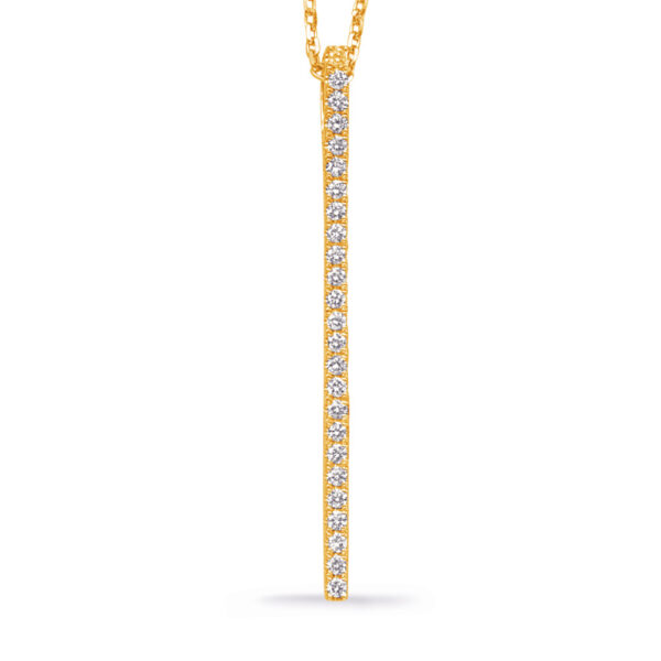 Yellow Gold Diamond Necklace