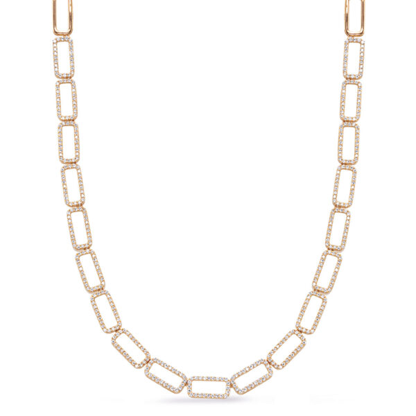Yellow Gold Diamond Necklace