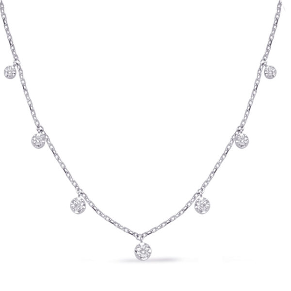 White Gold Diamond Necklace