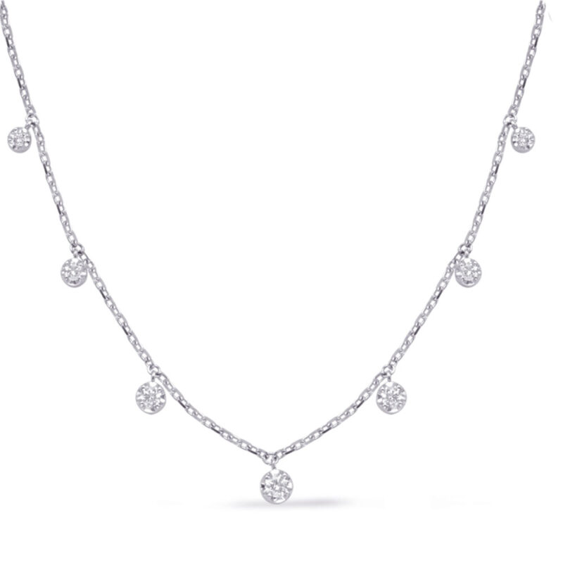 White Gold Diamond Necklace