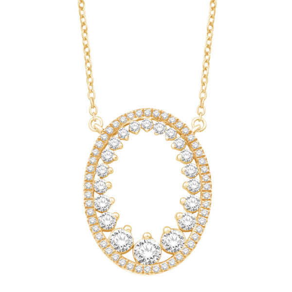 Yellow Gold Diamond Necklace