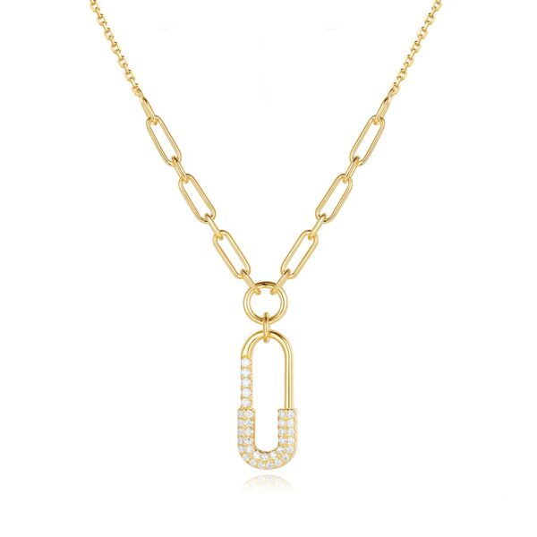 Yellow Gold Diamond Necklace