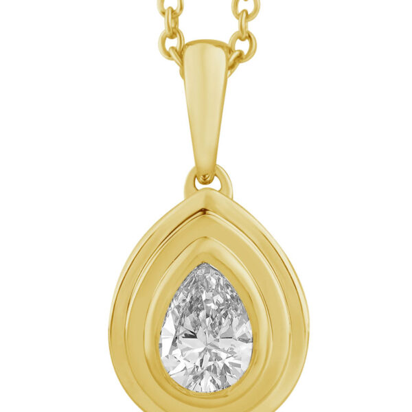 Yellow Gold Diamond Necklace