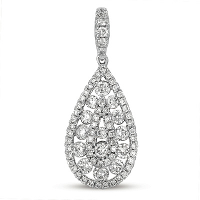 White Gold Diamond Pendant
