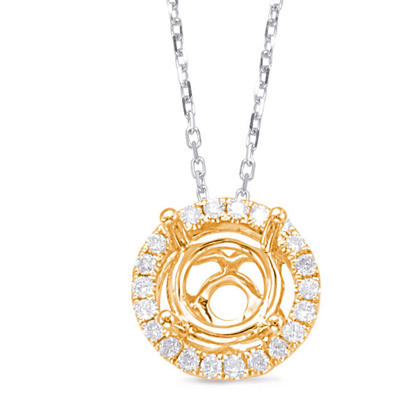 Diamond Pendant Halo For 1ct Center