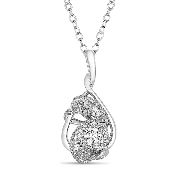 White Gold Diamond Pendant