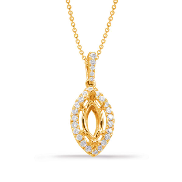 Diamond Pendant For 9x4.5m Marquise Cent