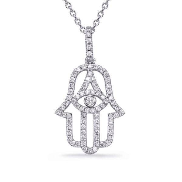 White Gold Diamond Pendant