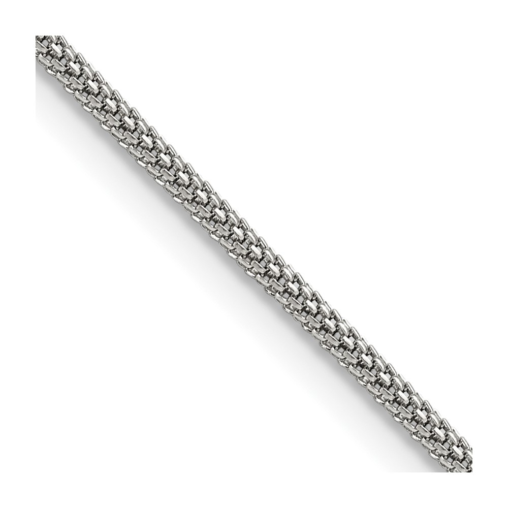 Stainless Steel Polished 2mm 18in Bismark Chain