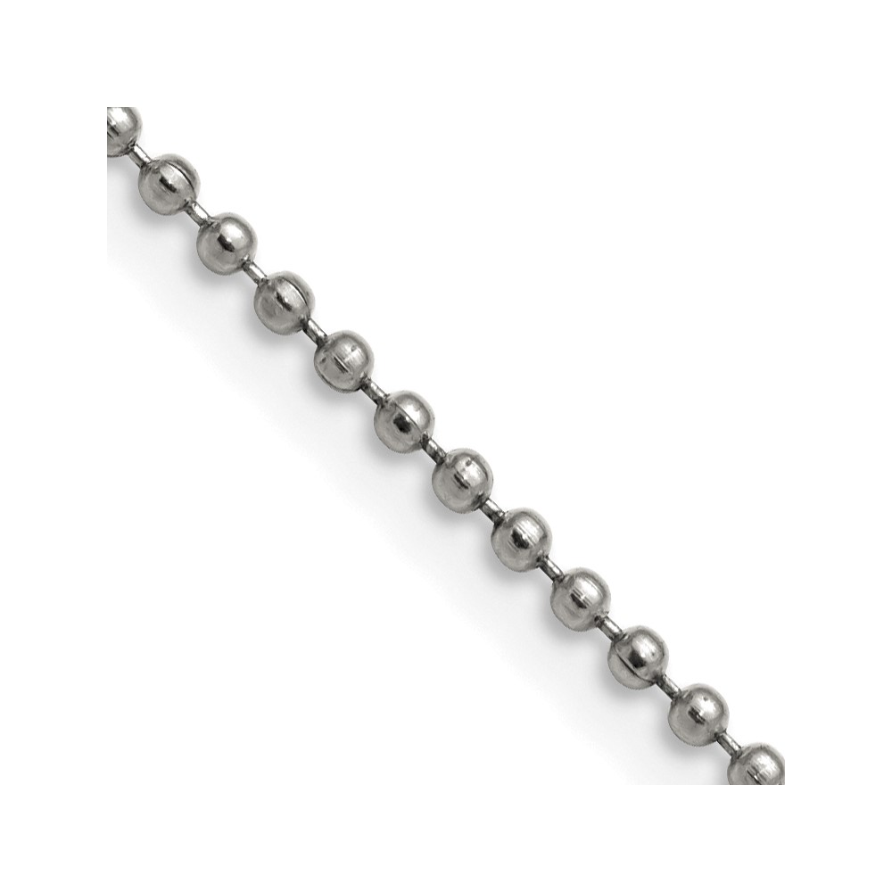 Stainless Steel Polished 2mm 16in Ball Chain