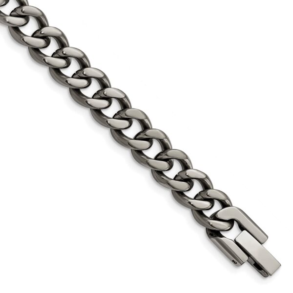 Titanium Polished 7.5mm 8.5in Curb Chain