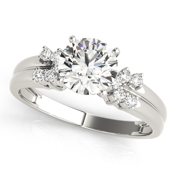 ENGAGEMENT RINGS CLUSTER SIDES