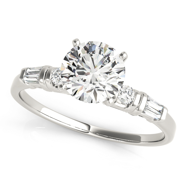 ENGAGEMENT RINGS FANCY SHAPE BAGUETTE
