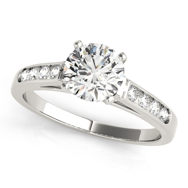 ENGAGEMENT RINGS SINGLE ROW CHANNEL SET