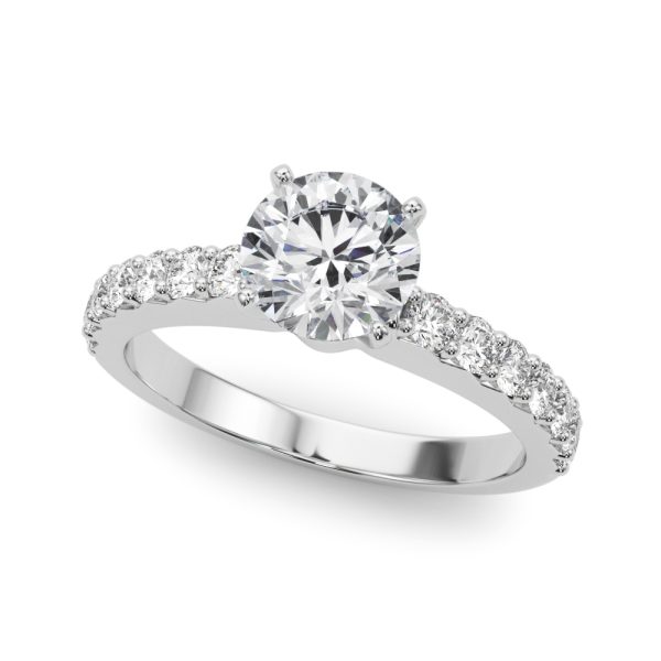 ENGAGEMENT RINGS SINGLE ROW PRONG SET