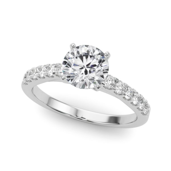 ENGAGEMENT RINGS SINGLE ROW PRONG SET