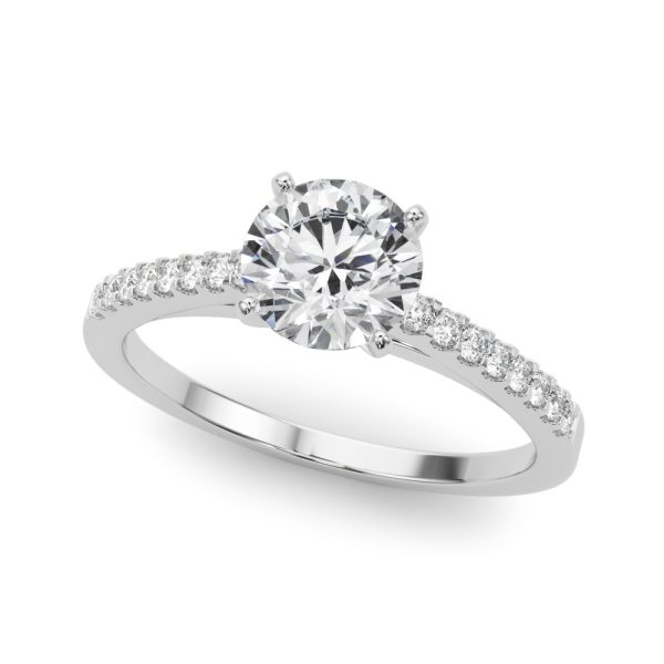 ENGAGEMENT RINGS SINGLE ROW PRONG SET