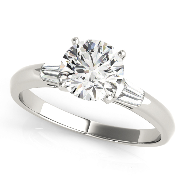 ENGAGEMENT RINGS FANCY SHAPE BAGUETTE