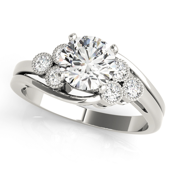 ENGAGEMENT RINGS CLUSTER SIDES