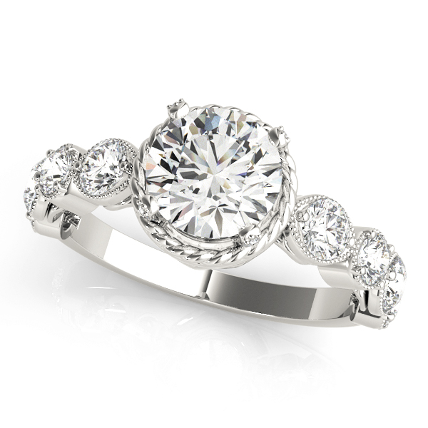 ENGAGEMENT RINGS CLUSTER SIDES