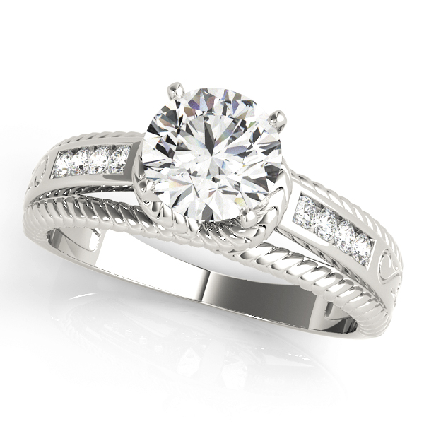 ENGAGEMENT RINGS SINGLE ROW CHANNEL SET