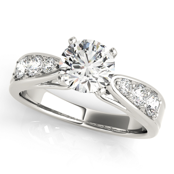 ENGAGEMENT RINGS SINGLE ROW CHANNEL SET