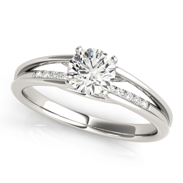 ENGAGEMENT RINGS SINGLE ROW PRONG SET