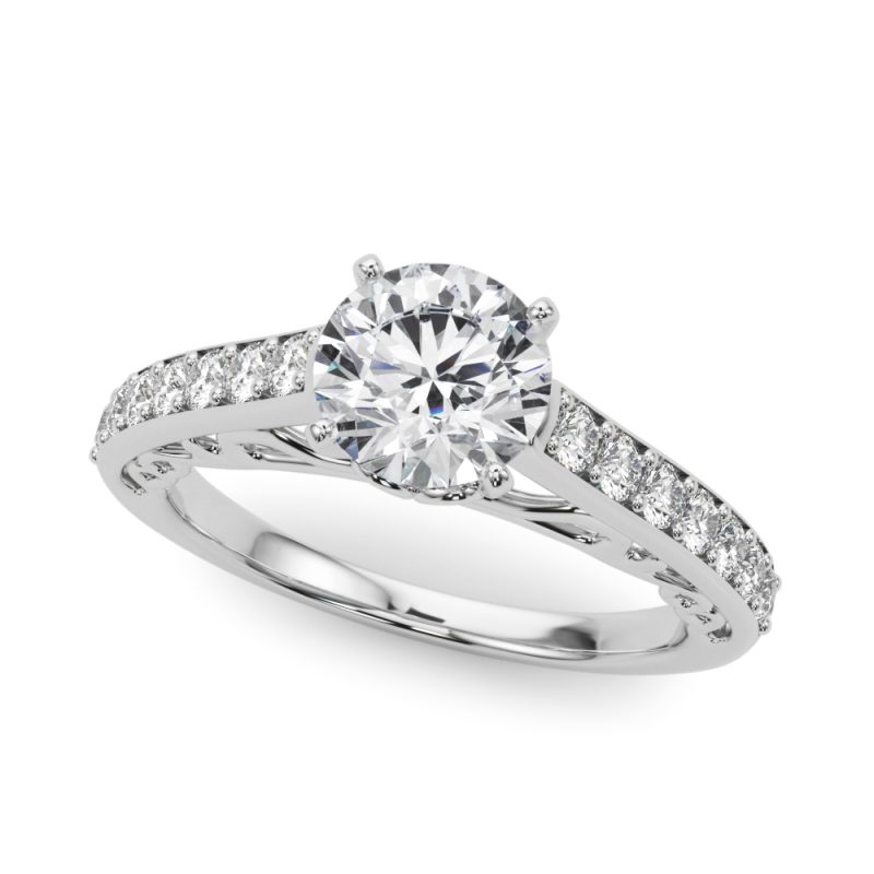 ENGAGEMENT RINGS SINGLE ROW PRONG SET
