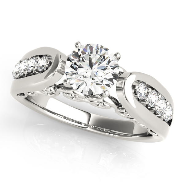 ENGAGEMENT RINGS SINGLE ROW PRONG SET