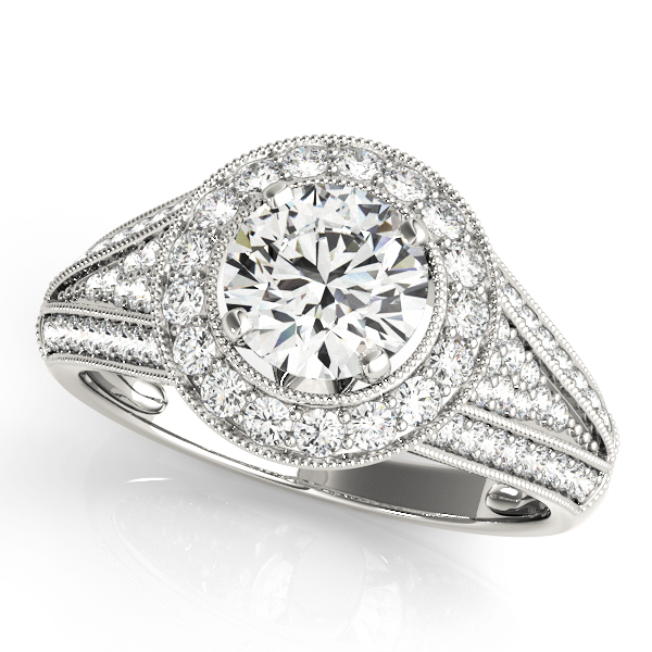 ENGAGEMENT RINGS HALO ROUND
