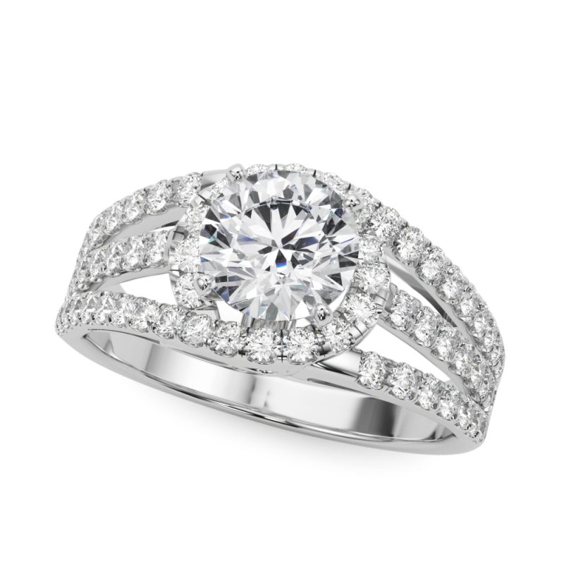 ENGAGEMENT RINGS HALO ROUND