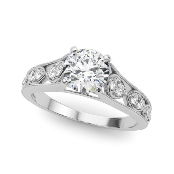 ENGAGEMENT RINGS SINGLE ROW PRONG SET