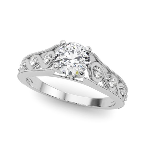ENGAGEMENT RINGS SINGLE ROW PRONG SET